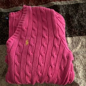 Pink Polo Sweater